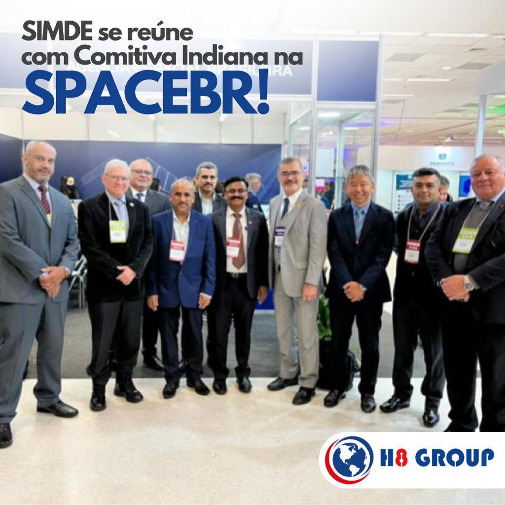 SIMDE se reúne com Comitiva Indiana na SPACEBR