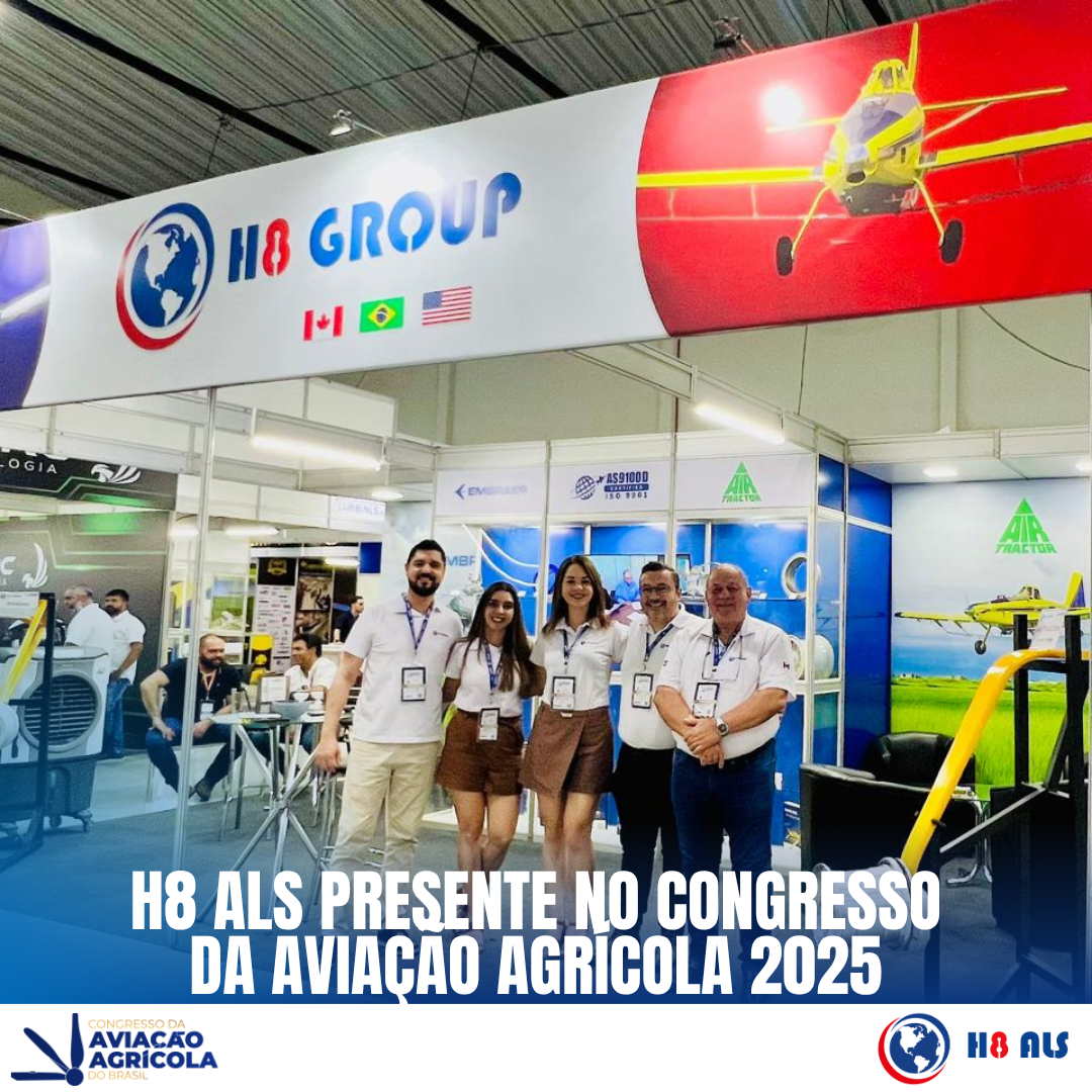 H8 ALS MARCA PRESENÇA COMO EXPOSITORA NO CONGRESSO DA AVIAÇÃO AGRÍCOLA 2025