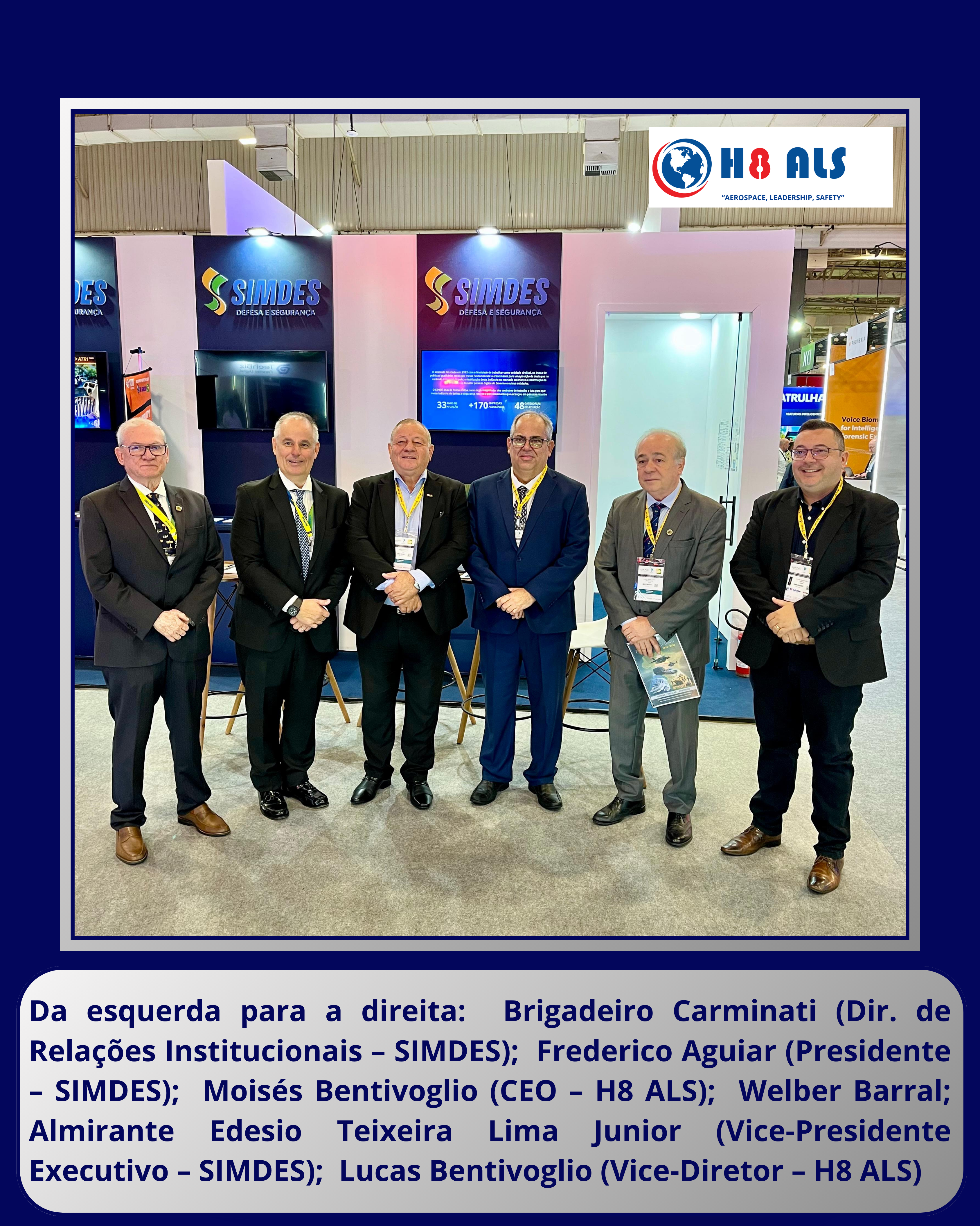 H8 ALS NA LAAD 2026: PARCERIA, INOVAÇÃO E COMPROMISSO COM O FUTURO DA DEFESA.