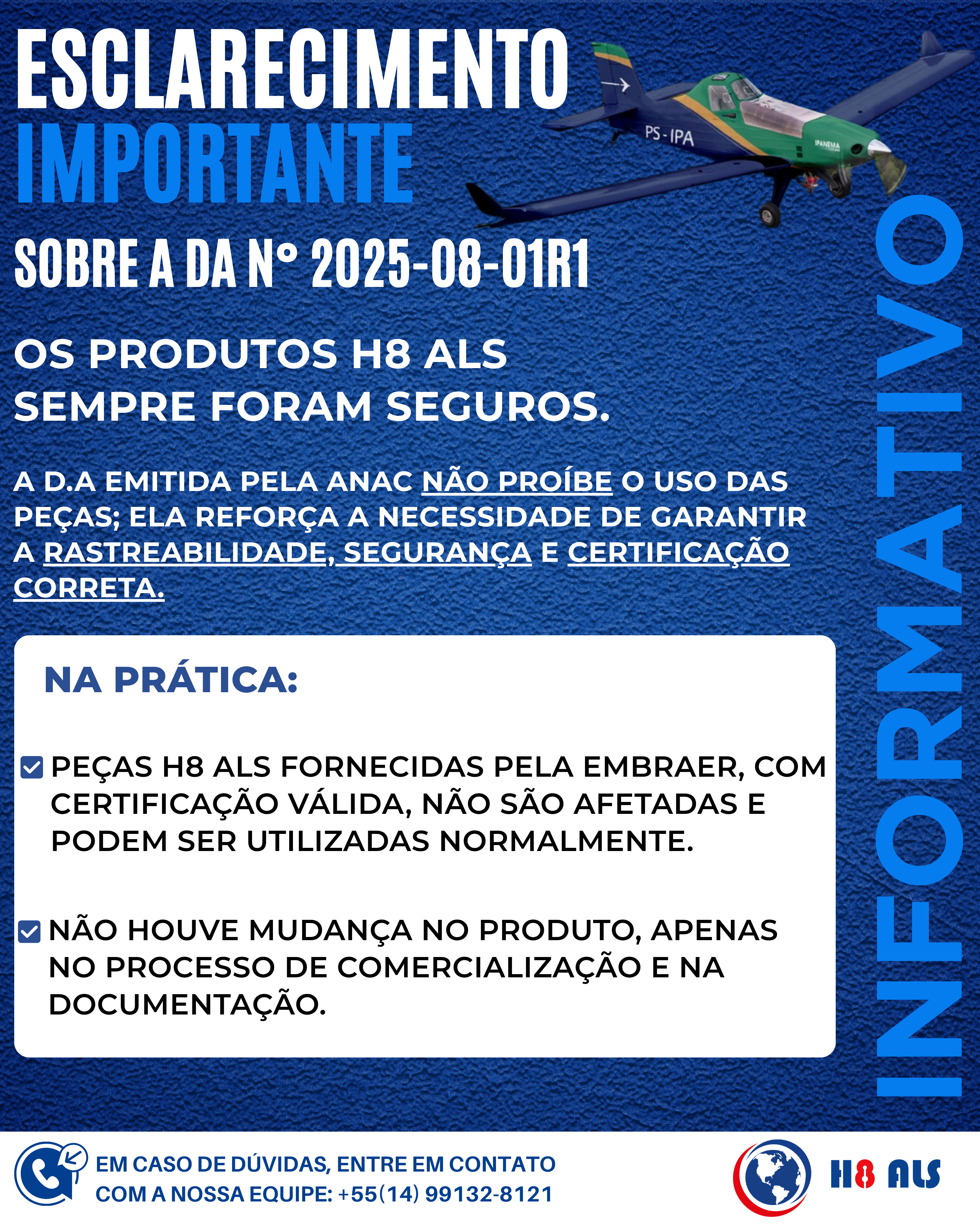 ESCLARECIMENTO SOBRE A DIRETRIZ DE AERONAVEGABILIDADE (D.A.)