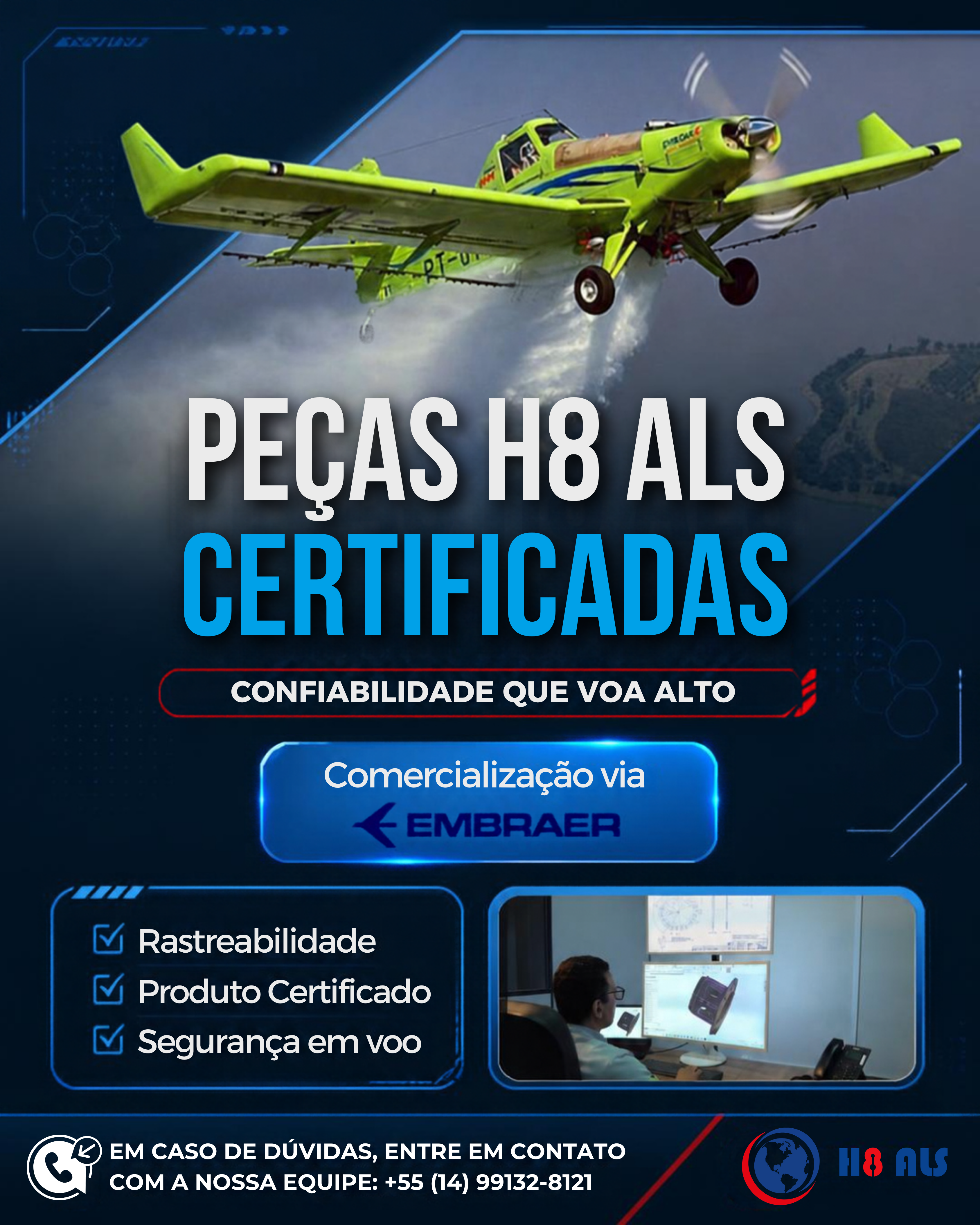 NA AVIAÇÃO, CONFIABILIDADE NÃO É DIFERENCIAL. É REQUISITO.